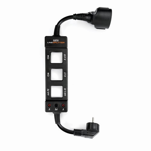 Line Splitter Messadapter 1phasig für Strom, Spannung, Leistung, Differenzstrom, Fehlerstrom