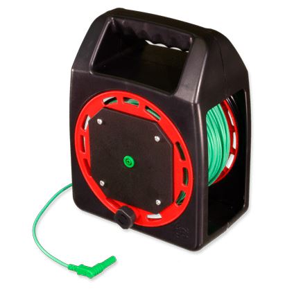 TL-50MKT Verlängerungsleitung 50m, grün, auf praktischer Kabeltrommel