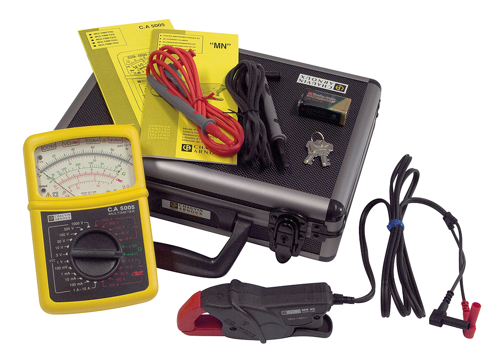 C.A 5005 Analog-Multimeter inkl. Minizange MN 89 und Transportkoffer 