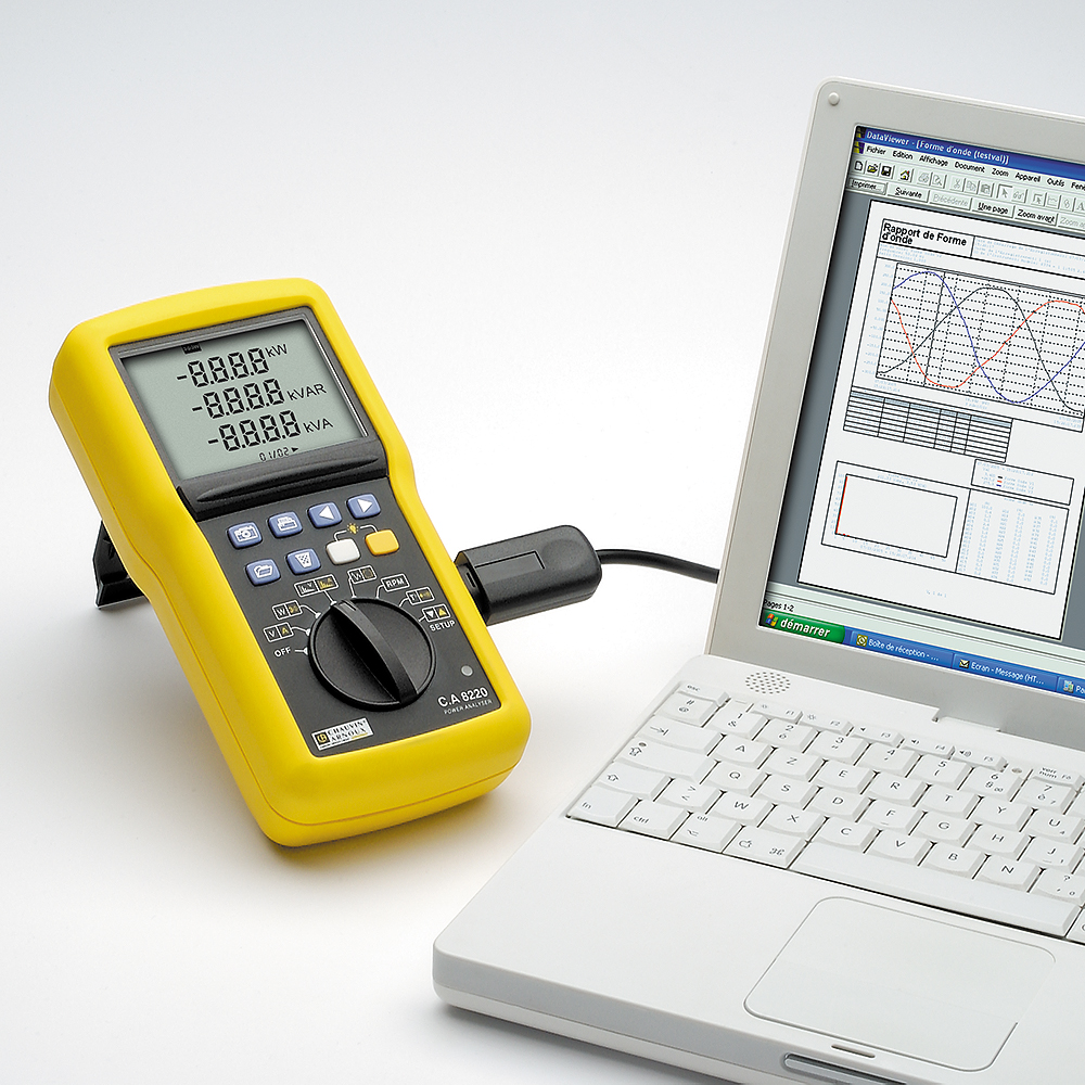 C.A 8220 Leistungsanalysator (ohne Stromwandler)