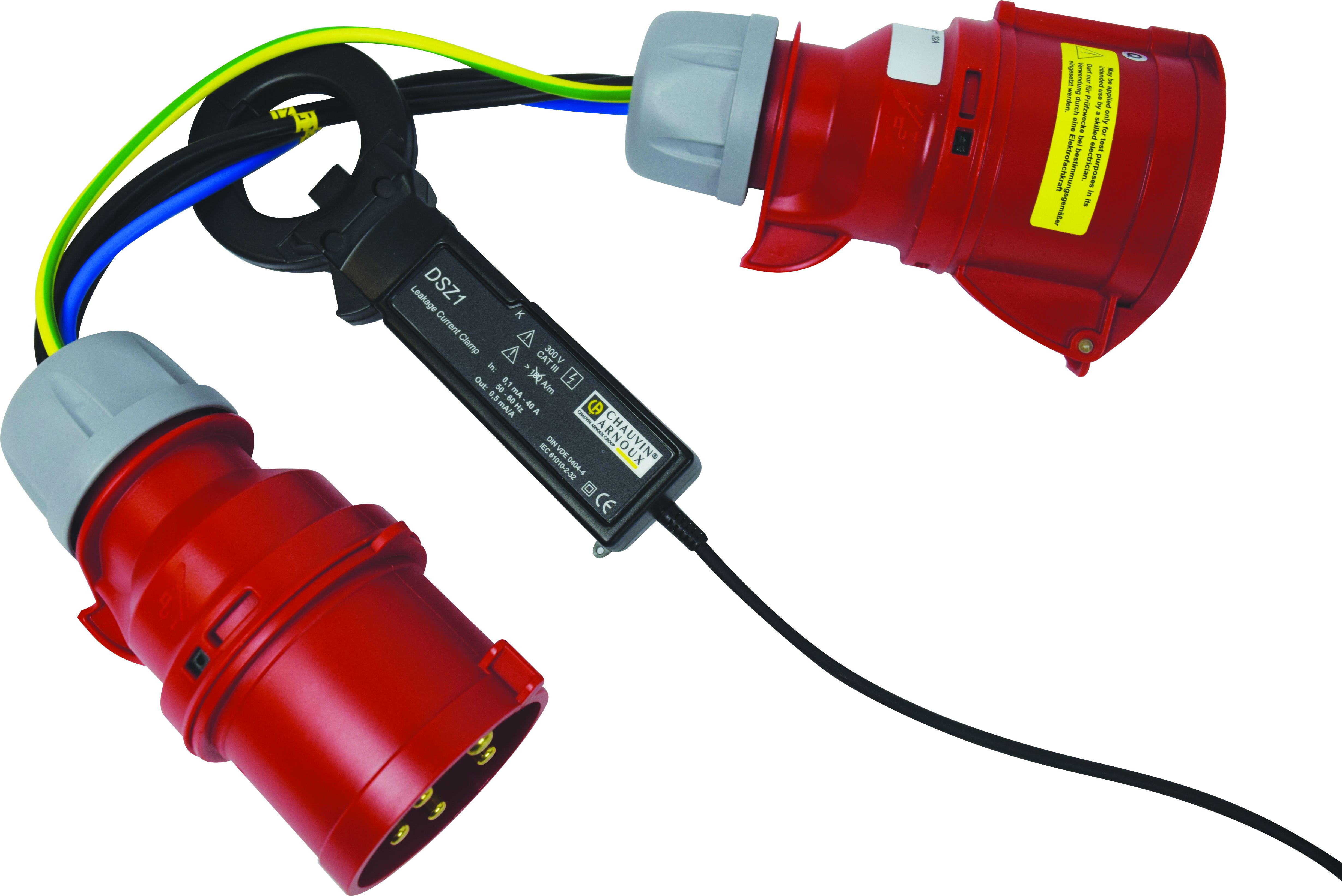 Adapter zur Differenzstrommessung CEE16 (5-polig)