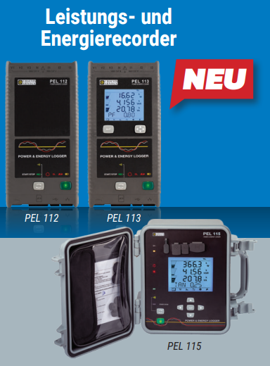 LEISTUNGS-UND ENERGIERECORDER PEL 113