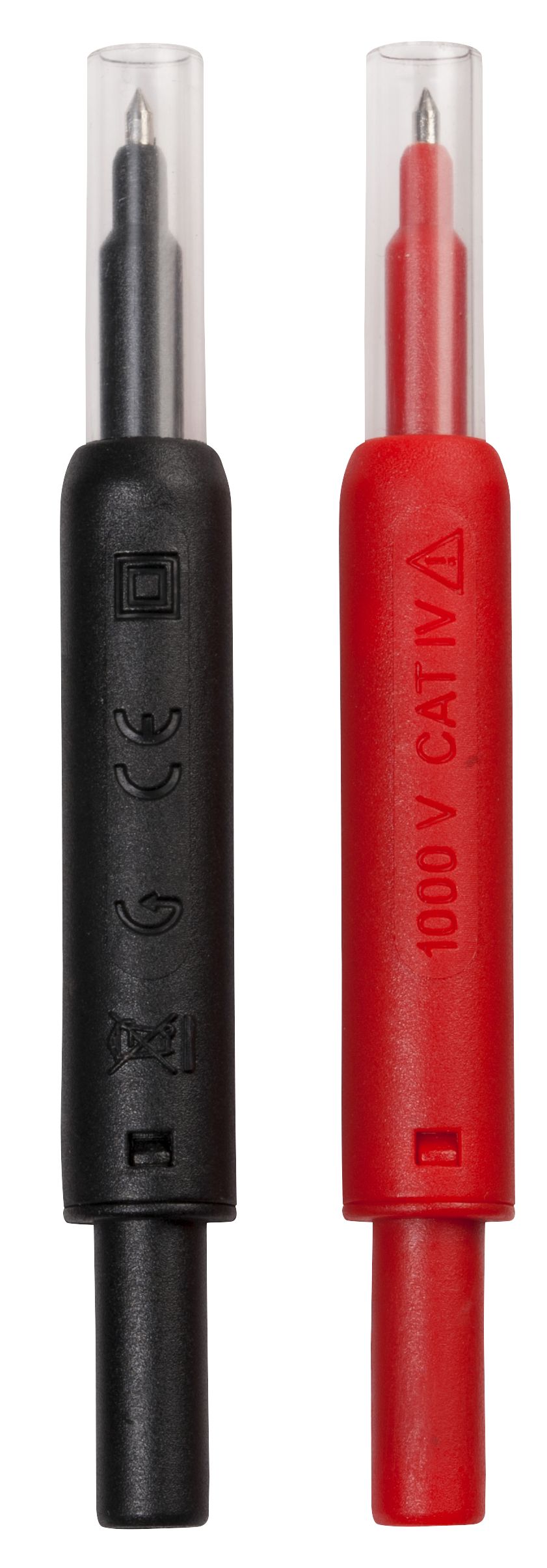 Satz von 2 Prüfspitzen IP2X CAT IV für Spannungsprüfer
