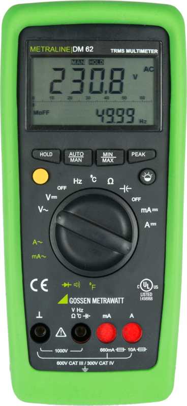 METRALINE DM 62, TRMS Multimeter