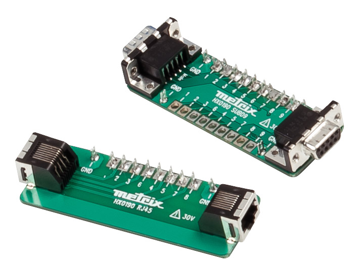 Anschlusskarte RJ 45 und SUBD 9-Pin