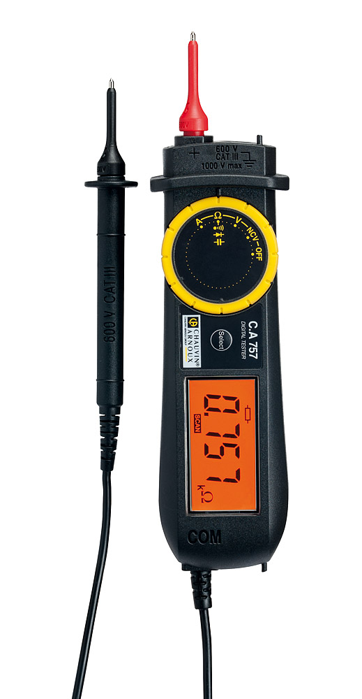 C.A 757 Digitaler Spannungsprüfer mit Stromwandler Miniflex