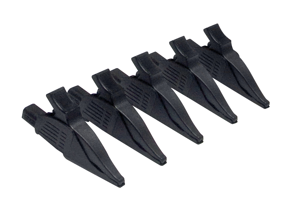 5 Krokodilklemmen verriegelbar