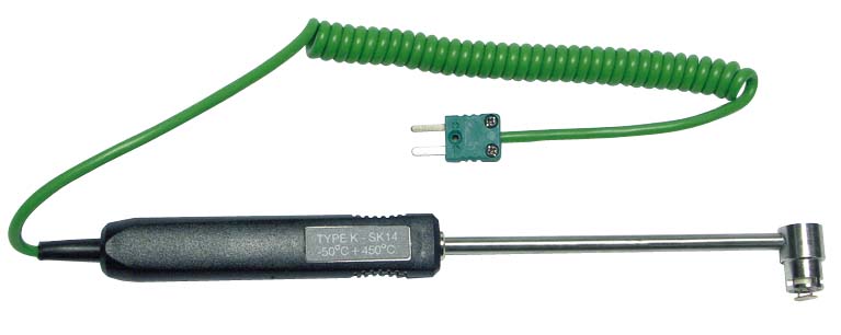 Abgew. Oberflächenmessfühler SK14, -50...+450°C