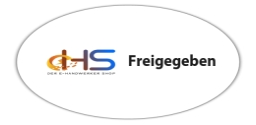 Firmenaufkleber mit Logo und Text