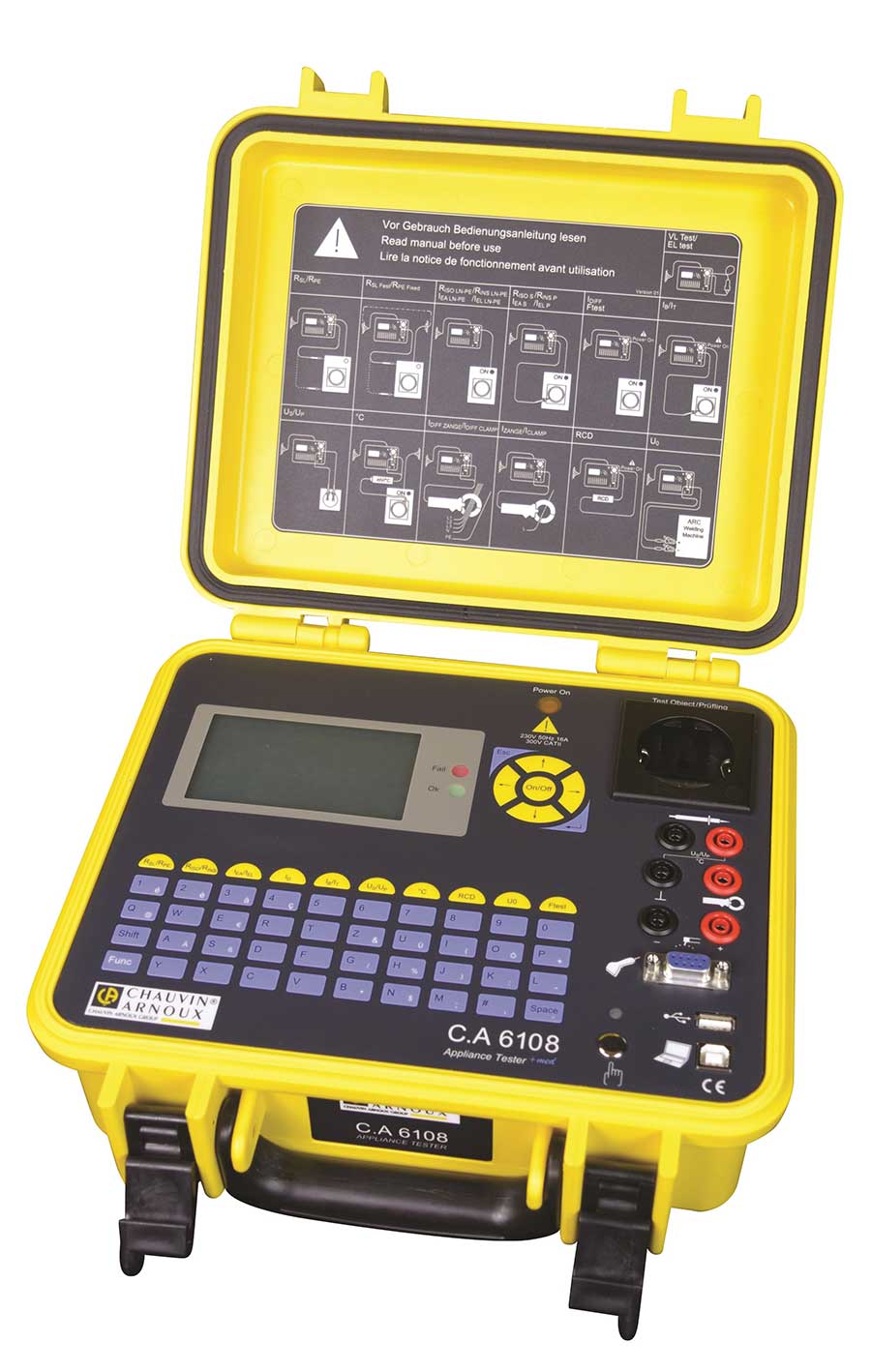 C.A 6108 Gerätetester (inkl. 10A + Med)
