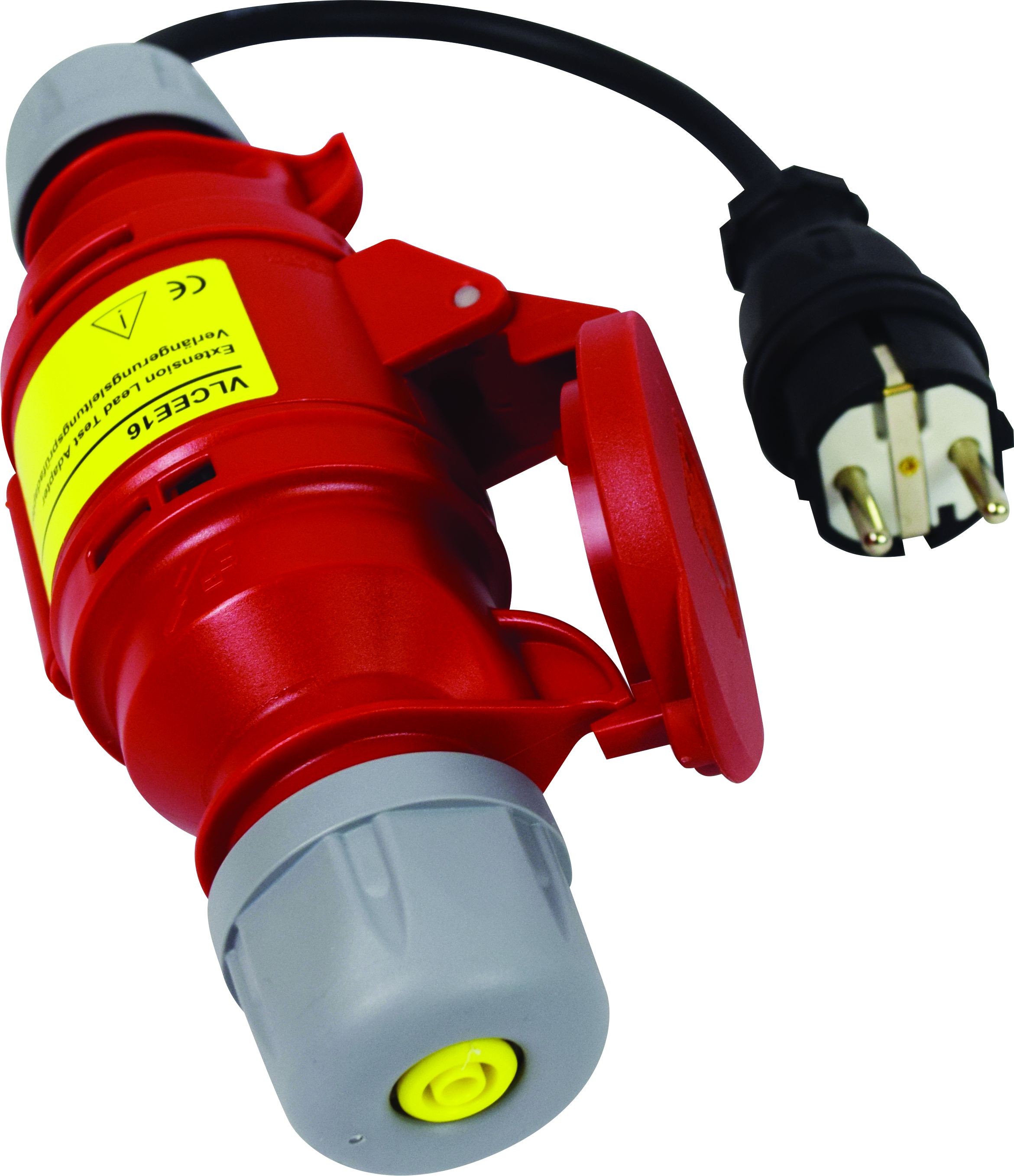 Adapter zur Prüfung von Verlängerungsleitungen CEE 16 (5-polig) 