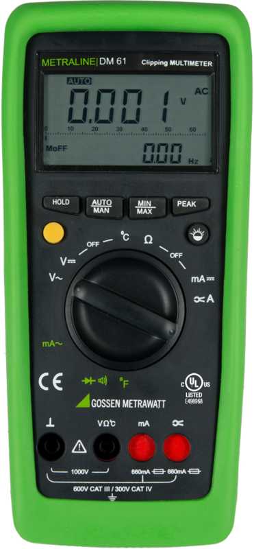 METRALINE DM 61, Clipping Multimeter