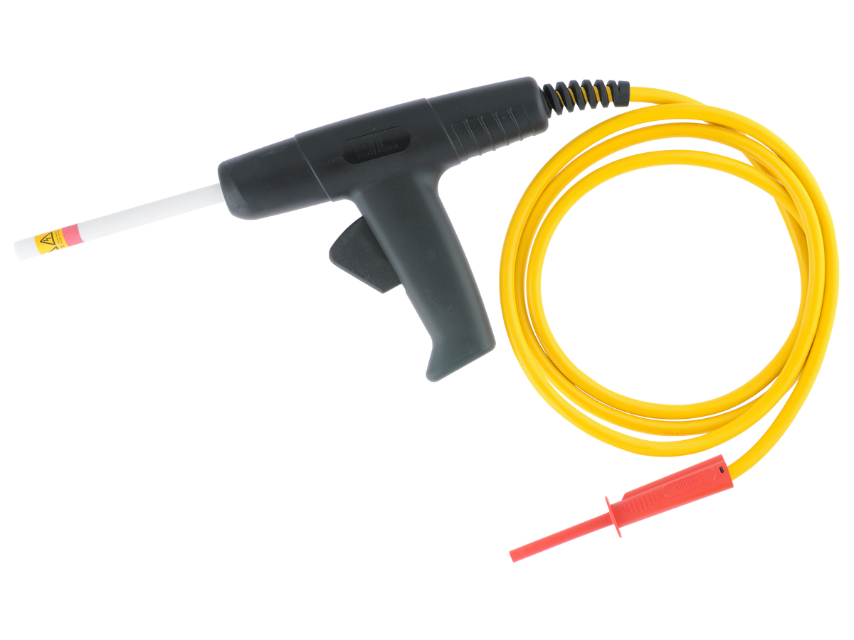 Hochspannungs-Prüfpistole mit 15 m Leitung, rot